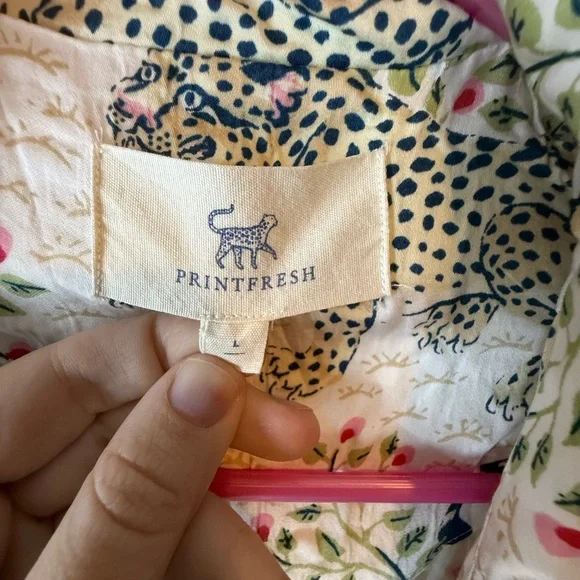 Printfresh Satin Sleep Shirt - Picture 2 of 2